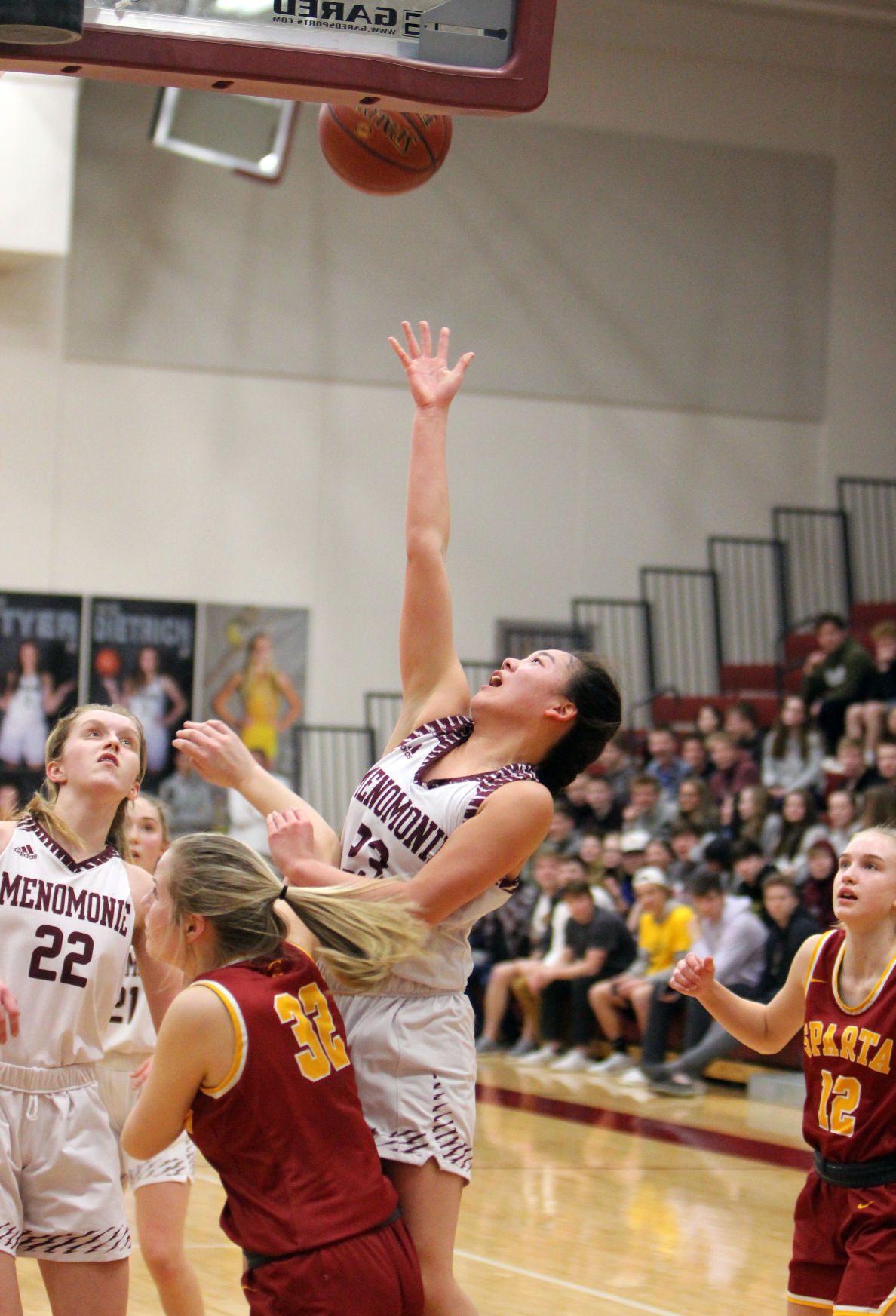 Sparta at Menomonie girls basketball 2-25-20
